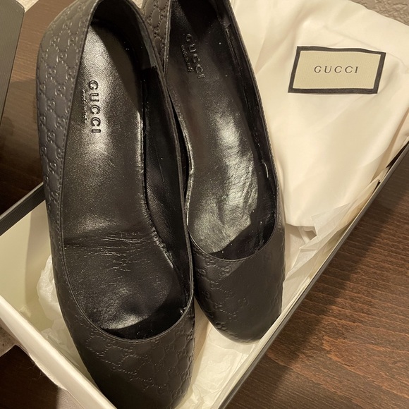 Gucci Microguccissima Ballet Flats - Size 38 - Picture 1 of 7